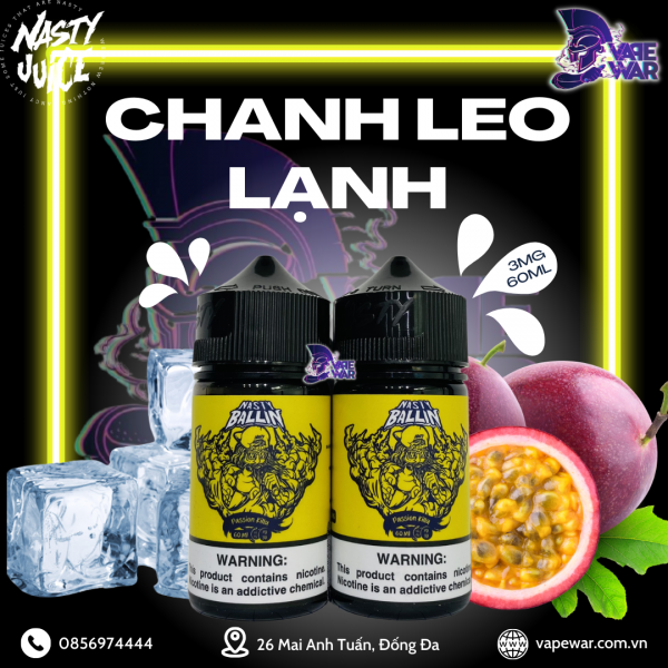 Vape Nasty Chanh Leo 3MG