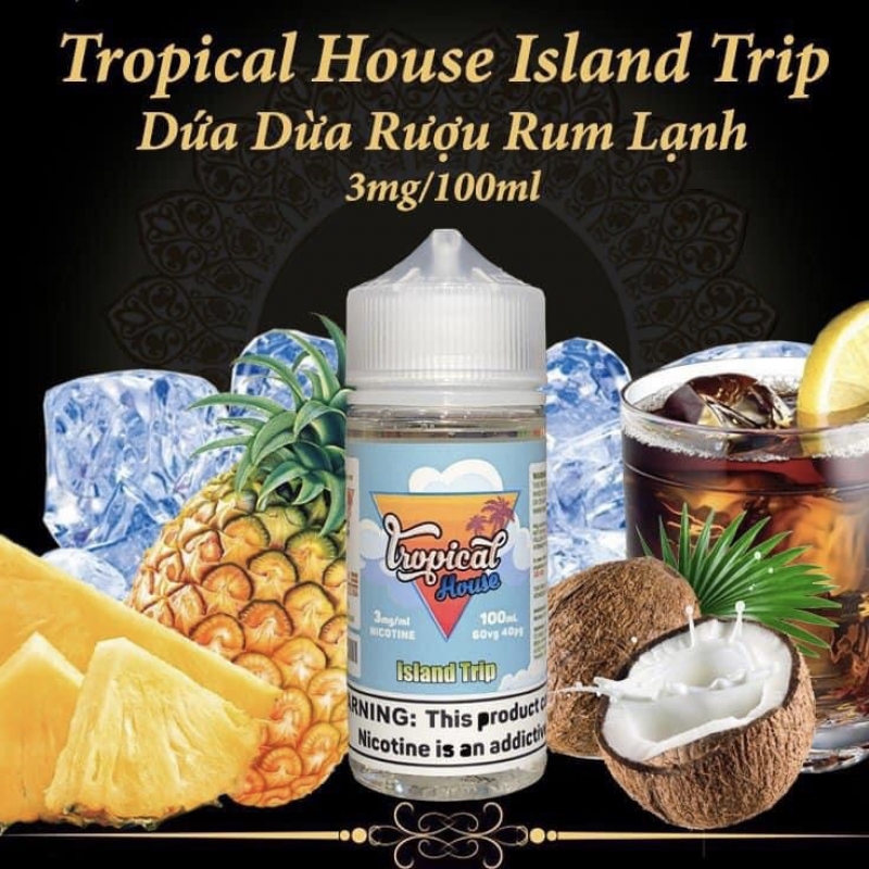 Tropical Dứa dừa rượu rum 3ni